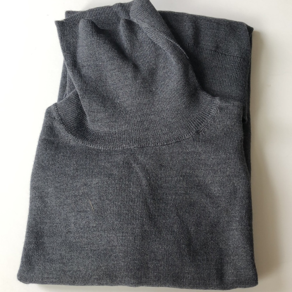 New JCREW turtleneck sweater Marino wool
